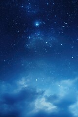 Beautiful night sky with stars and clouds. Perfect for backgrounds or astronomy concepts