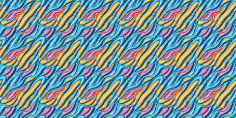 Colorful Wave Pattern Captured in a Photograph