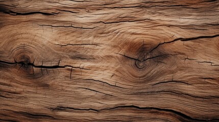 Naklejka premium A detailed close-up shot of a piece of wood, perfect for backgrounds or textures