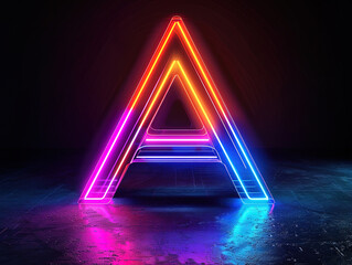 A text for the logo where the font is clear, stylish,black background, neon-colored, aurora light, and sophisticated to make an eye-catching, notable, neon-colored aurora light and luxurious