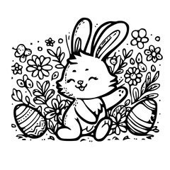 Easter coloring page