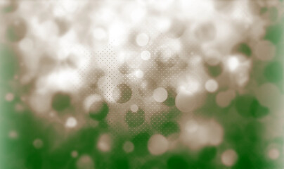 Obraz premium Green bokeh background for banner, poster, ad, celebrations, and various design works