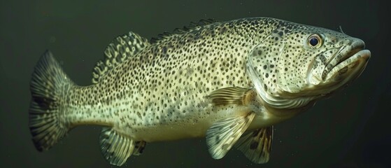 Fototapeta premium a close up of a fish in the water with it's mouth open and it's mouth wide open.