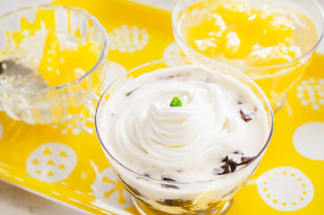 クラッシュコーヒーゼリーミルク