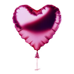 Pink balloon heart