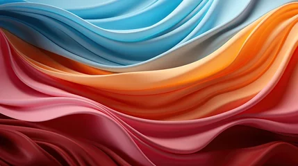 Gordijnen abstract colorful gradient background for design © nahij