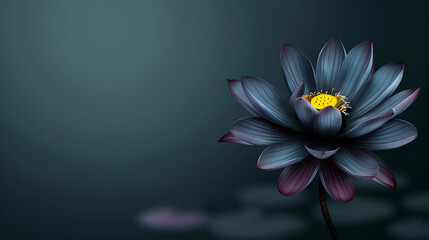 Single flower against a soft plain background.