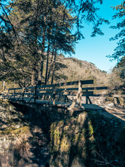 Wood Bridge in Geres