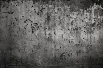 A black and white photo of peeling paint on a wall, suitable for background or texture use