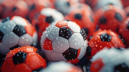 Pile of Sports Balls: Dynamic Wallpaper for Sports Enthusiasts