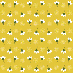 Yellow flower wallpaper pattern, yellow pattern for fabric, yellow wallpaper, flower abstract background, floral background, floral wallpaper, floral pattern