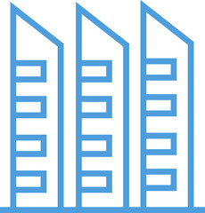 Building Line Icon