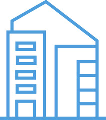 Building Line Icon