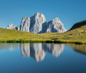 Monte Pelmo, Lago delle Baste, Venetien, Italien