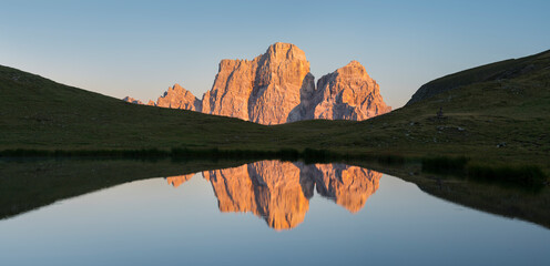 Monte Pelmo, Lago delle Baste, Venetien, Italien