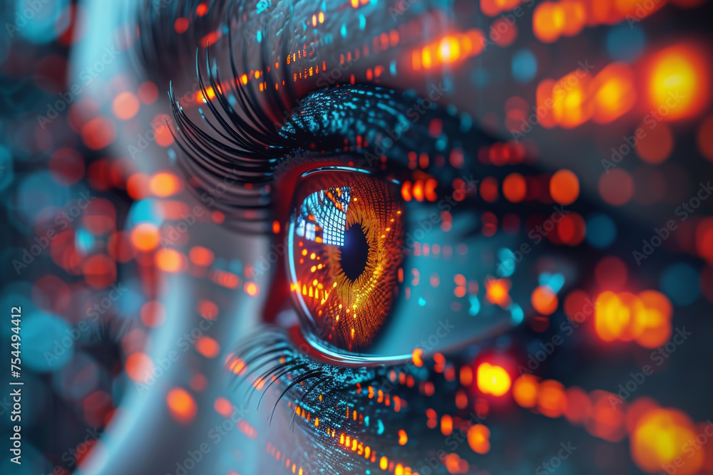 Poster a cutting-edge cybersecurity system employing ai to detect and prevent cyber threats in real-time. c
