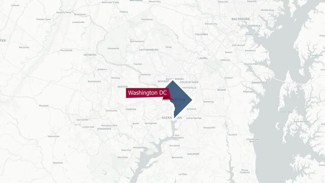 Animated Map of Washington DC