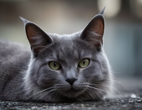 Picture of a gray cat