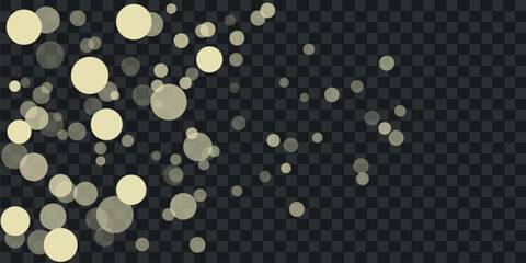 WebA bright flare with shining bokeh and particles on a transparent background. Gold-colored fireflies	
