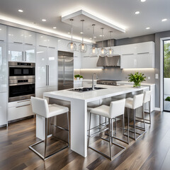 Fototapeta premium modern kitchen interior