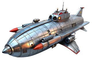 Thunderbird ship on transparent