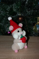 handmade accessory, knitted toys