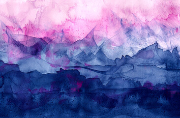 abstract grunge background with a blend of deep blues and vivid pinks splashed across the canvas