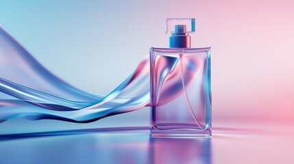 A bottle of perfume. - obrazy, fototapety, plakaty