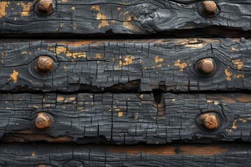 Mesmerizing close-up texture captures the intricate details of weathered wood, adding rustic charm to your design