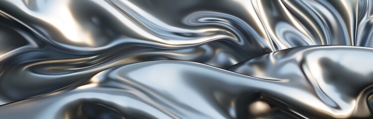 close up of a smooth shiny silk material