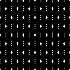 Seamless pattern. Digital paper, web designing, textile print. Figures background. Geometrical backdrop. Simple shapes wallpaper. Rhombuses, circles ornament. Vector