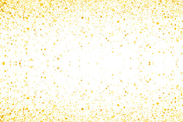 Golden Glitter: A Festive Background of Sparkling Lights, Abstract Christmas Bokeh, and Falling Stars, Perfect for Winter Cards or Invitations. abstract background with stars and gold dust