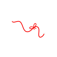 Long Red Ribbon