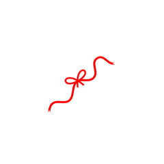 Long Red Ribbon