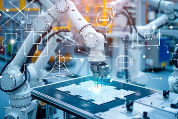 Automated Smart Factory Interior