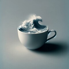 Creative Storm in Teacup, Conceptual Artistic Expression