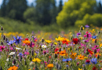field of flowers