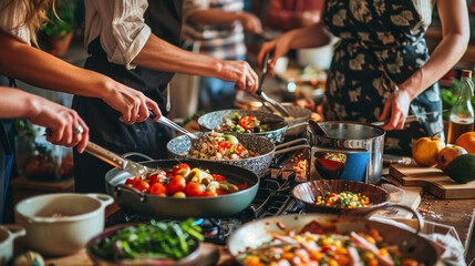A cooking class date, learning to make exotic dishes from around the world together — tenderness and care, friendship and love, trembling of the soul and a feeling of happiness