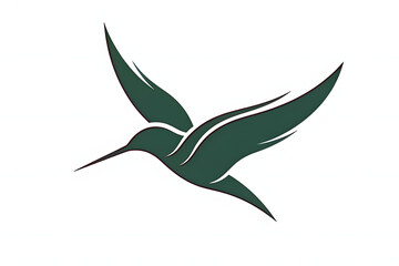 Naklejka premium Bird Beautiful Slick Modern Illustration Design Tech Business