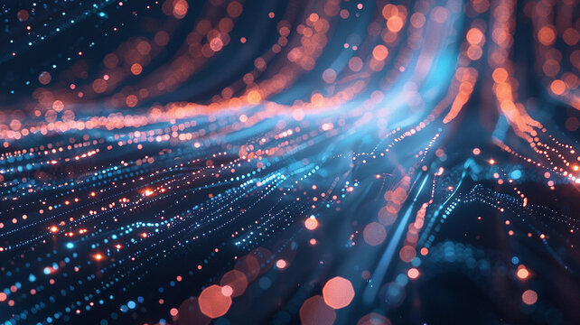 Abstract network information web science technology data center fiber optic cable 5G connection future light digital