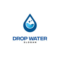 Logo Drop Pure Water Cleaning