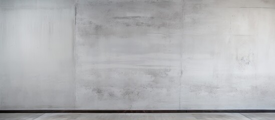 Minimalist Modern Interior Design Featuring Distressed White Wall and Natural Wood Floor