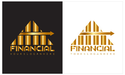 Financial Advisors Logo Design Template 