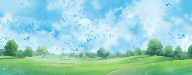 Fototapeta premium World environment day concept Green mountains