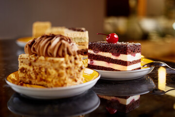 Delicious cakes