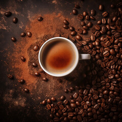 Naklejka premium coffee background
