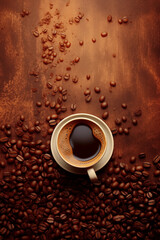 Naklejka premium coffee background