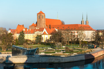 Wrocław - widok na Wyspę  Piaskową - 754559006