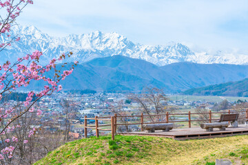 大町山岳博物館下展望台
