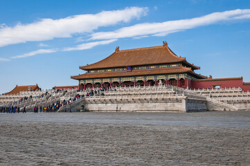 Hall of Supreme Harmony in Forbidden City in Beijing, China